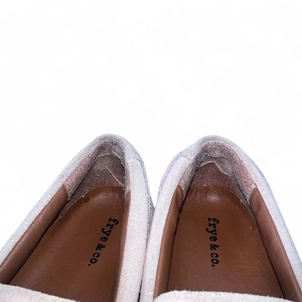 Frye & Co Peggy Perf Slip-on Suede Sneakers Pink‎ 79251-BUS Women's 7